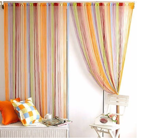 Sunset Dreams Sheer Curtain Panels